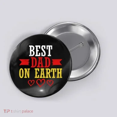 Best Dad On Earth Button