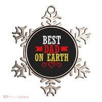 Best Dad On Earth Ornament thumb 0