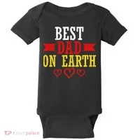 Best Dad On Earth Baby Bodysuit thumb 0