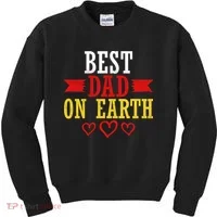 Best Dad On Earth Kids Sweatshirt thumb 0
