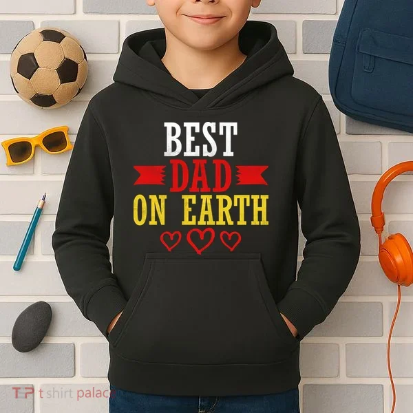 Best Dad On Earth Kids Hoodie