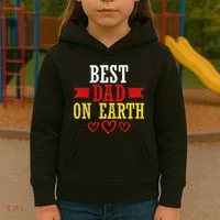 Best Dad On Earth Kids Hoodie thumb 3