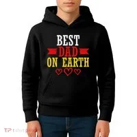 Best Dad On Earth Kids Hoodie thumb 4