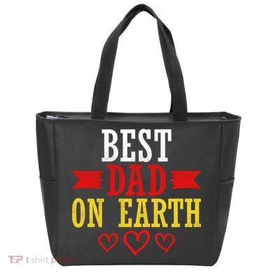 Best Dad On Earth Tote Bag