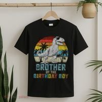 Brother Dinosaur Of The Birthday Matching Family T-Shirt thumb 2