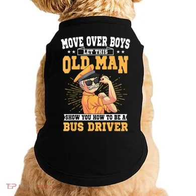 Bus Driver Old Operator Uniform Driving Shuttle Transit Doggie Tank