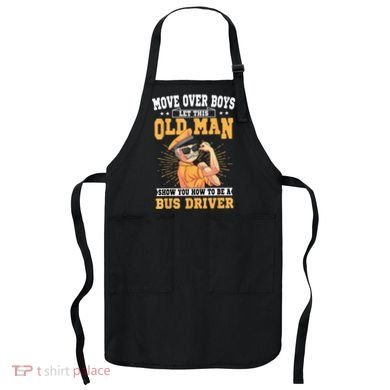 Bus Driver Old Operator Uniform Driving Shuttle Transit Apron