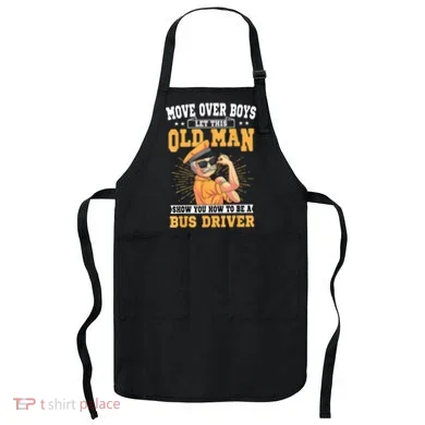 Bus Driver Old Operator Uniform Driving Shuttle Transit Apron