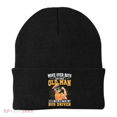 Bus Driver Old Operator Uniform Driving Shuttle Transit Beanie