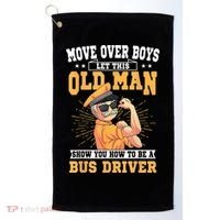 Bus Driver Old Operator Uniform Driving Shuttle Transit Golf Towel thumb 0