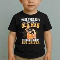 Bus Driver Old Operator Uniform Driving Shuttle Transit Toddler T-Shirt thumb 2