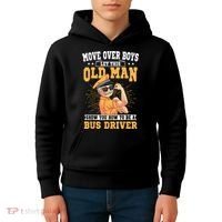 Bus Driver Old Operator Uniform Driving Shuttle Transit Kids Hoodie thumb 4