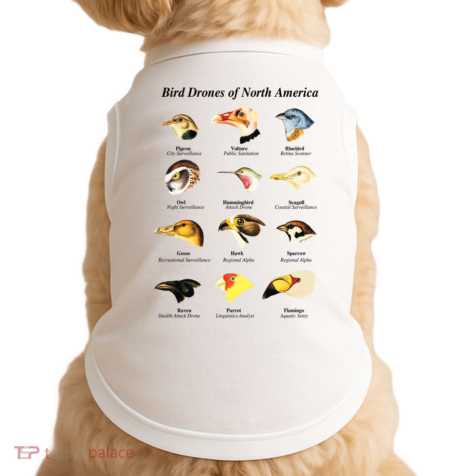 Bird Drones Of North America Doggie Tank