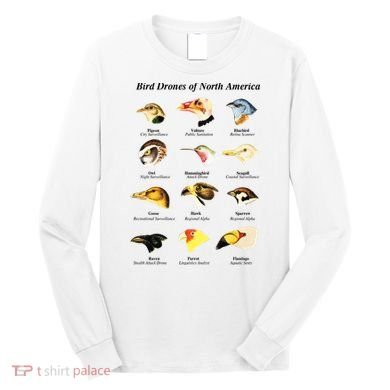 Bird Drones Of North America Long Sleeve Shirt