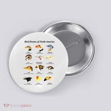 Bird Drones Of North America Button