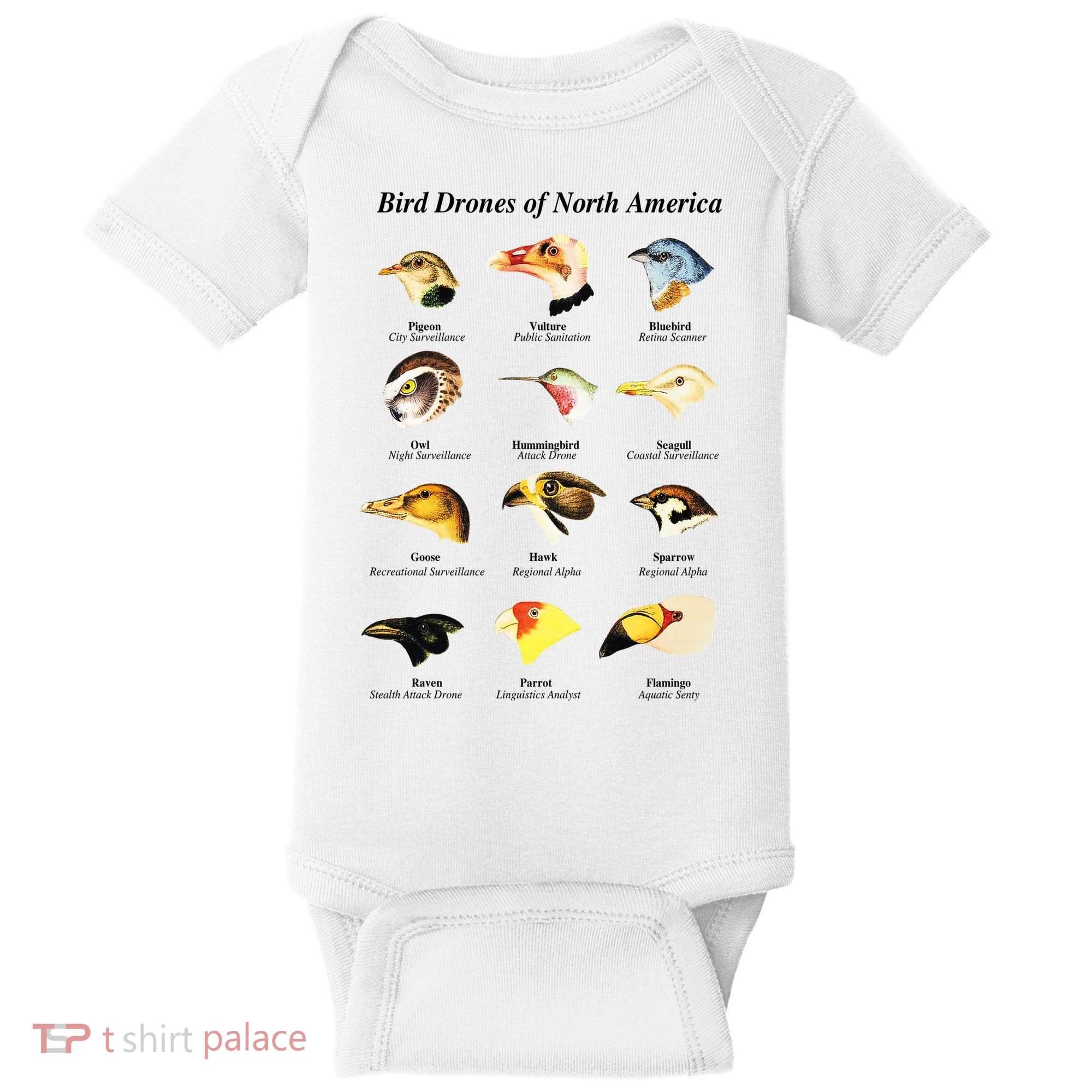 Bird Drones Of North America Baby Bodysuit