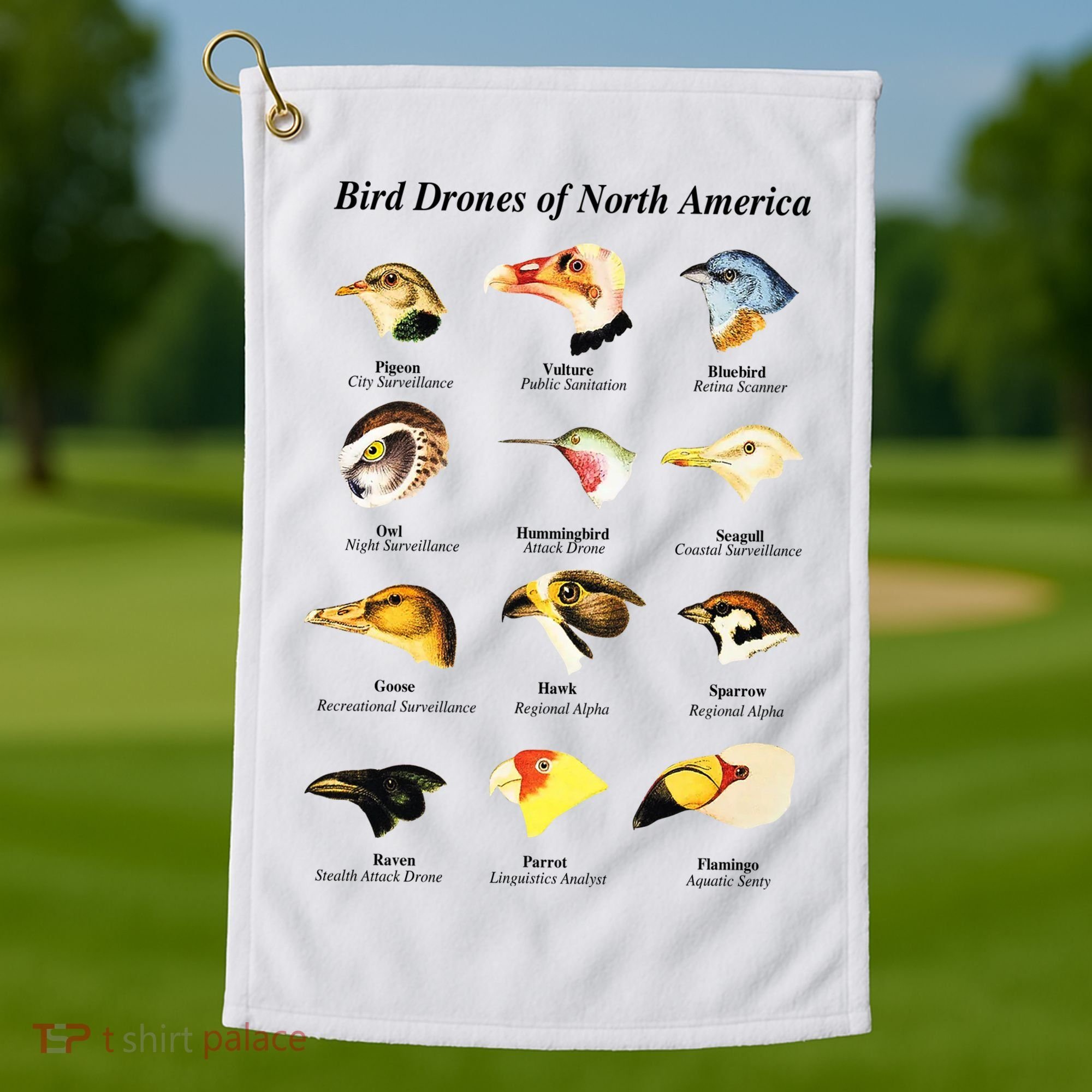 Bird Drones Of North America Golf Towel