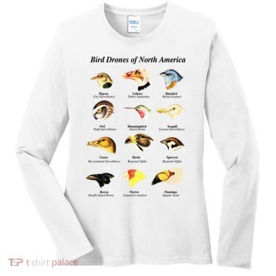 Bird Drones Of North America Women's Long Sleeve Shirt