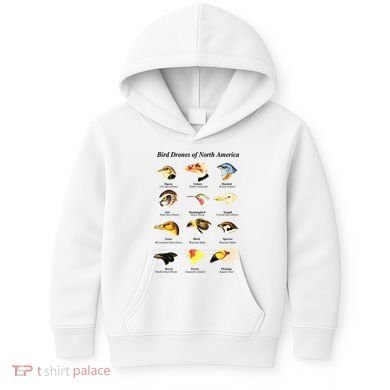 Bird Drones Of North America Kids Hoodie