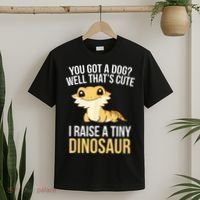 Bearded Dragon Pet I Raise A Tiny Dinosaur Bearded Dragon T-Shirt thumb 2