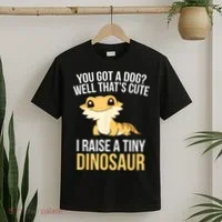 Bearded Dragon Pet I Raise A Tiny Dinosaur Bearded Dragon T-Shirt thumb 2