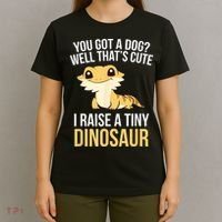 Bearded Dragon Pet I Raise A Tiny Dinosaur Bearded Dragon T-Shirt thumb 4