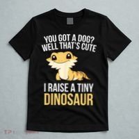 Bearded Dragon Pet I Raise A Tiny Dinosaur Bearded Dragon T-Shirt thumb 5