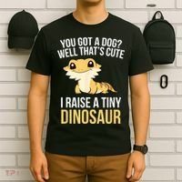 Bearded Dragon Pet I Raise A Tiny Dinosaur Bearded Dragon T-Shirt thumb 6