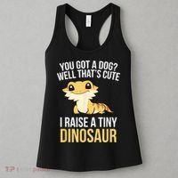 Bearded Dragon Pet I Raise A Tiny Dinosaur Bearded Dragon Women's Tank Top thumb 3