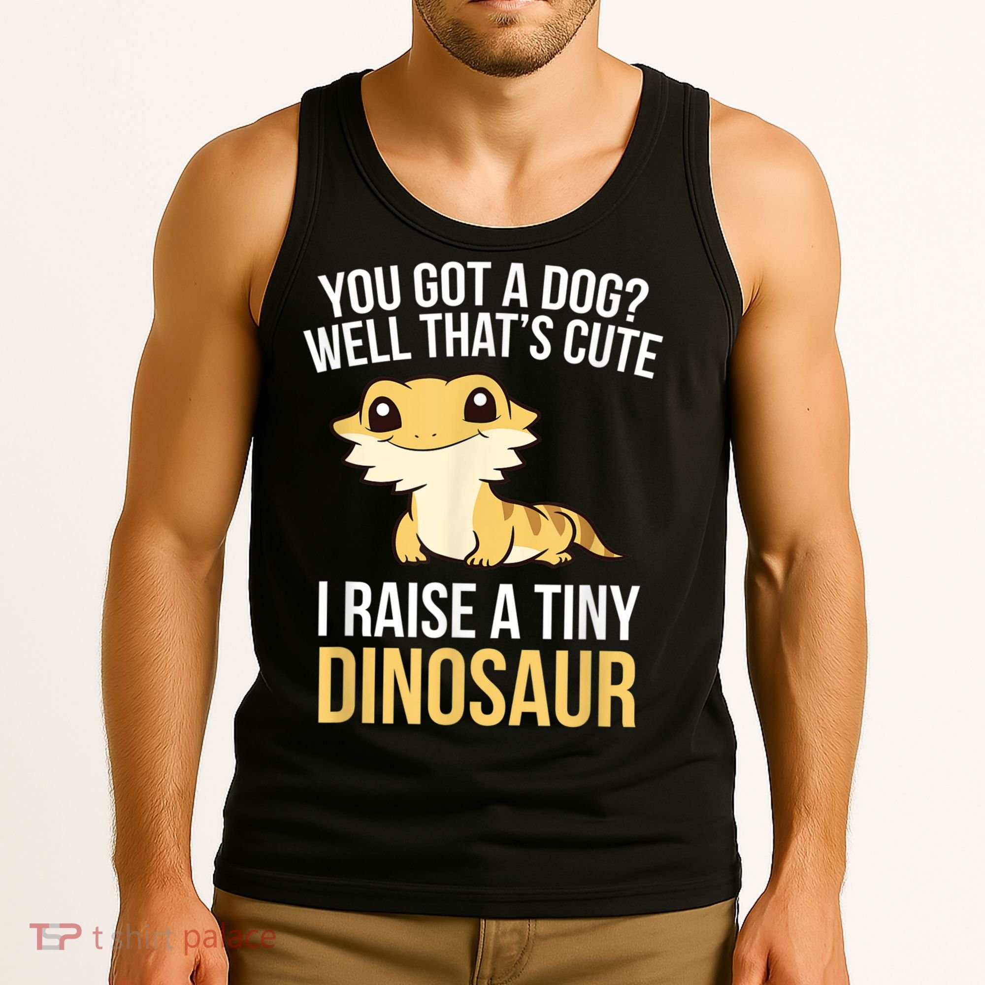 Bearded Dragon Pet I Raise A Tiny Dinosaur Bearded Dragon Tank Top