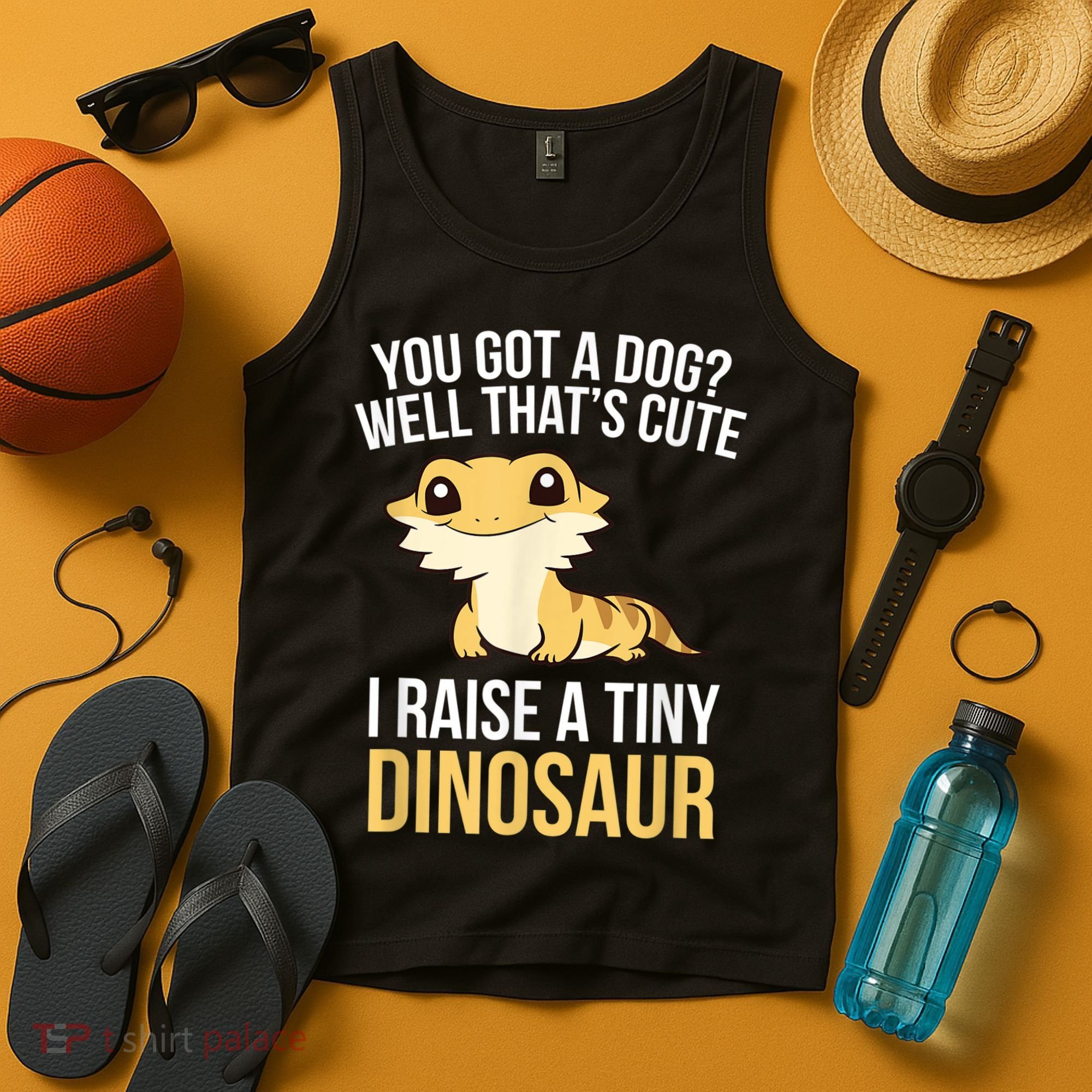 Bearded Dragon Pet I Raise A Tiny Dinosaur Bearded Dragon Tank Top