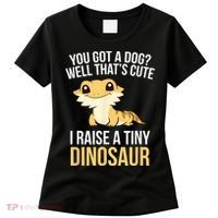 Bearded Dragon Pet I Raise A Tiny Dinosaur Bearded Dragon Women's T-Shirt thumb 0