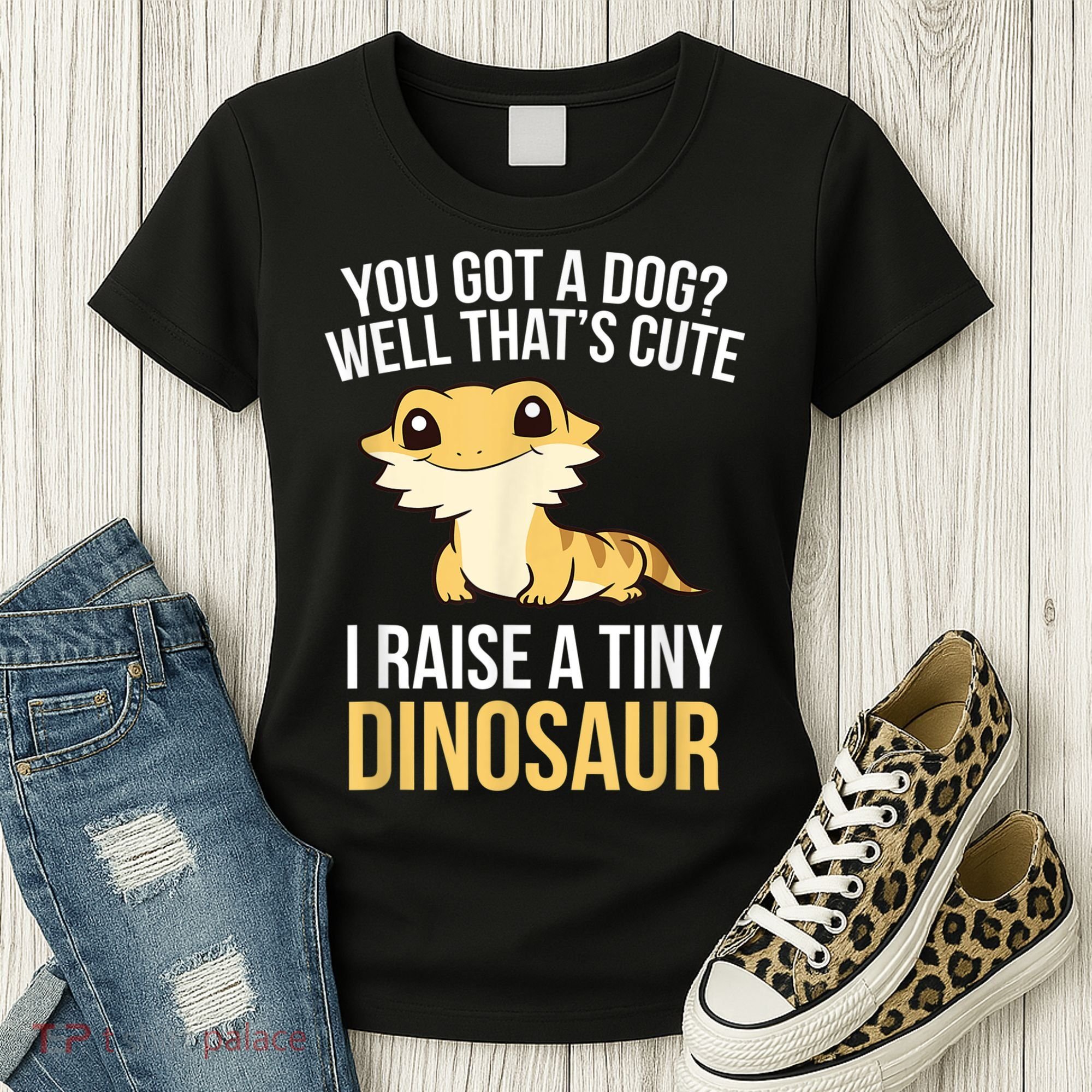 Bearded Dragon Pet I Raise A Tiny Dinosaur Bearded Dragon Women's T-Shirt