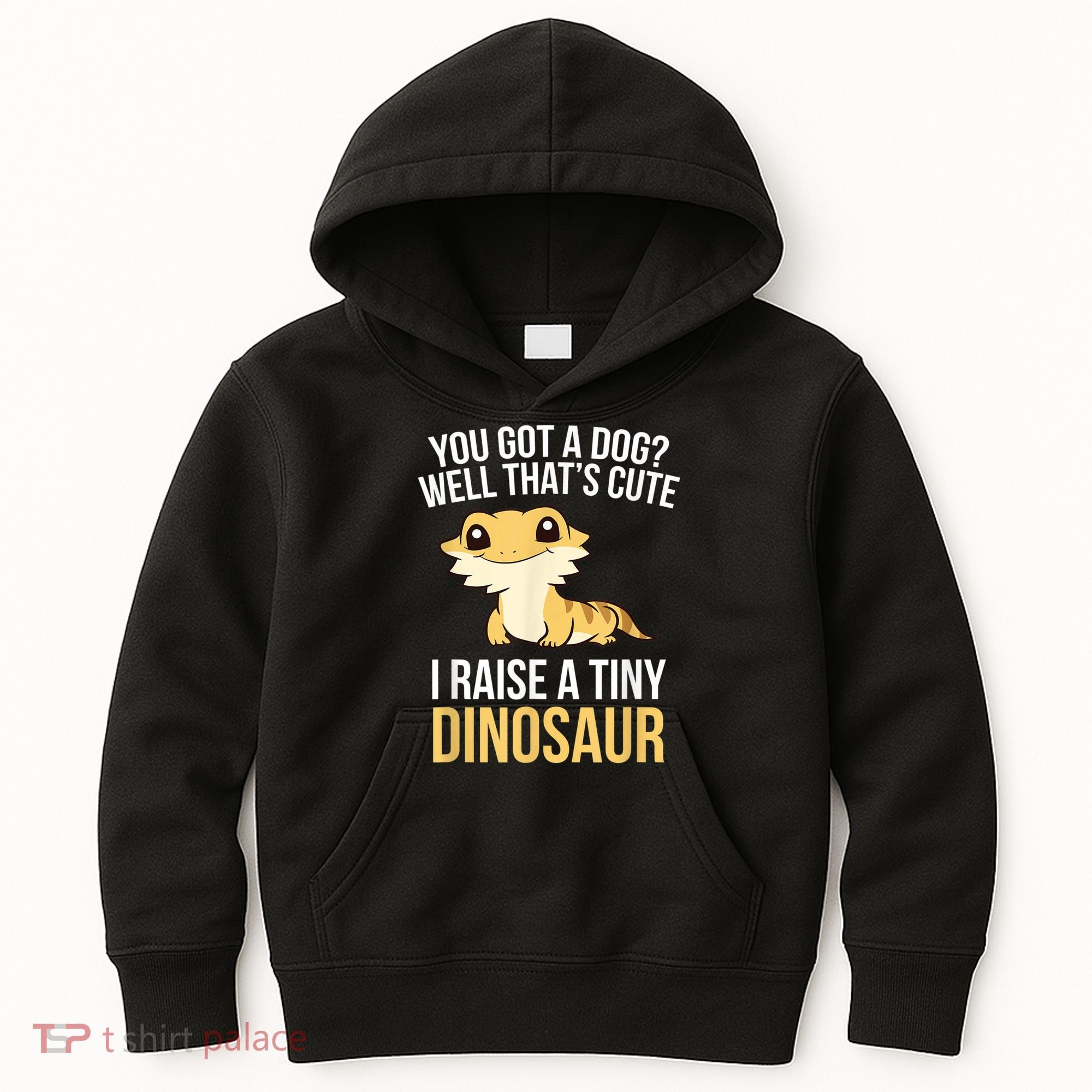 Bearded Dragon Pet I Raise A Tiny Dinosaur Bearded Dragon Kids Hoodie