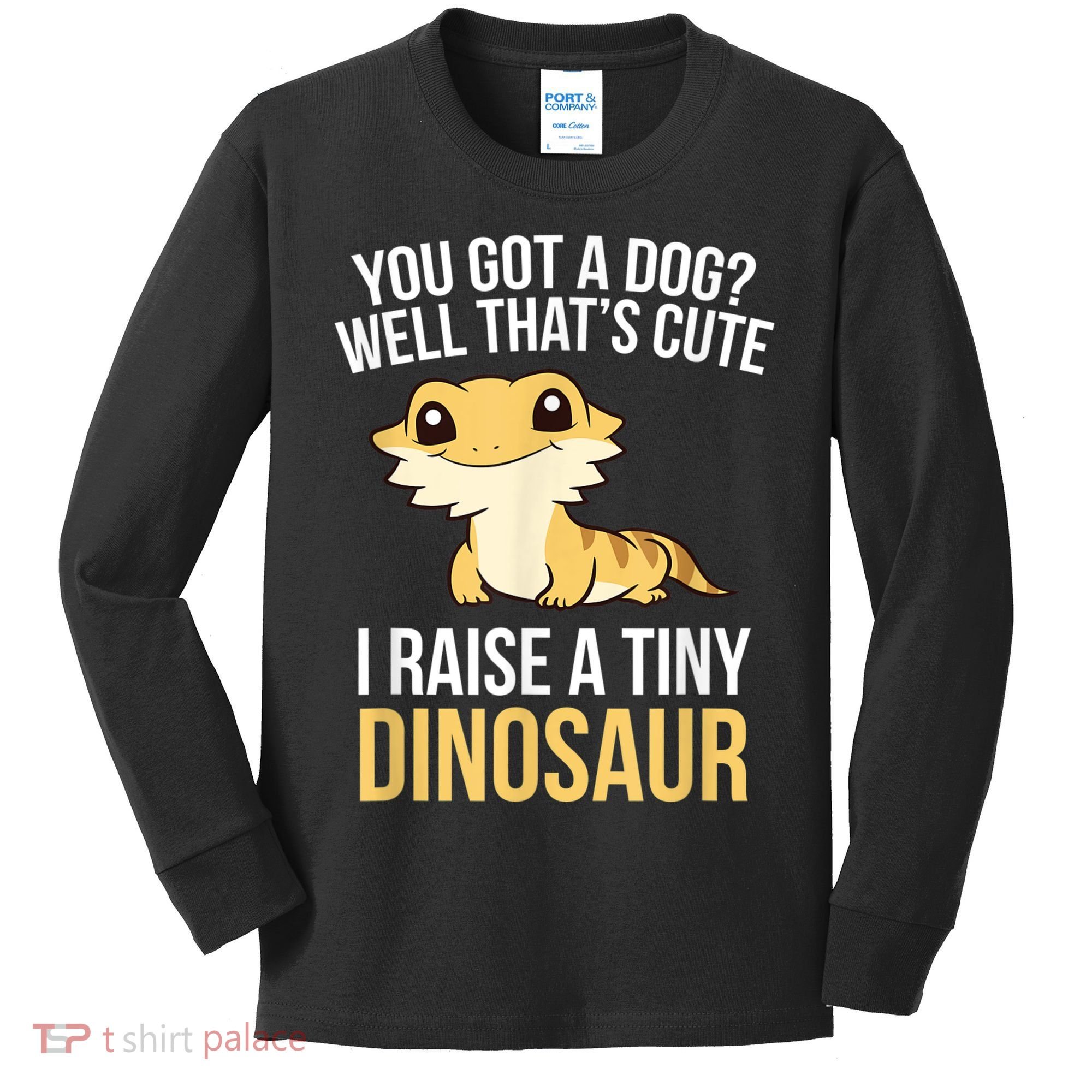 Bearded Dragon Pet I Raise A Tiny Dinosaur Bearded Dragon Kids Long Sleeve Shirt