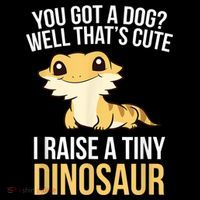 Bearded Dragon Pet I Raise A Tiny Dinosaur Bearded Dragon Tote Bag thumb 4