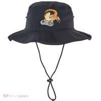 Bearded Dragon Playing Video Game Reptiles Pagona Gamer Bucket Hat thumb 0