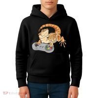Bearded Dragon Playing Video Game Reptiles Pagona Gamer Kids Hoodie thumb 4