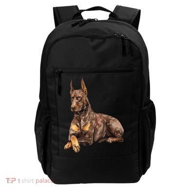 Brown Doberman Pinscher Backpack
