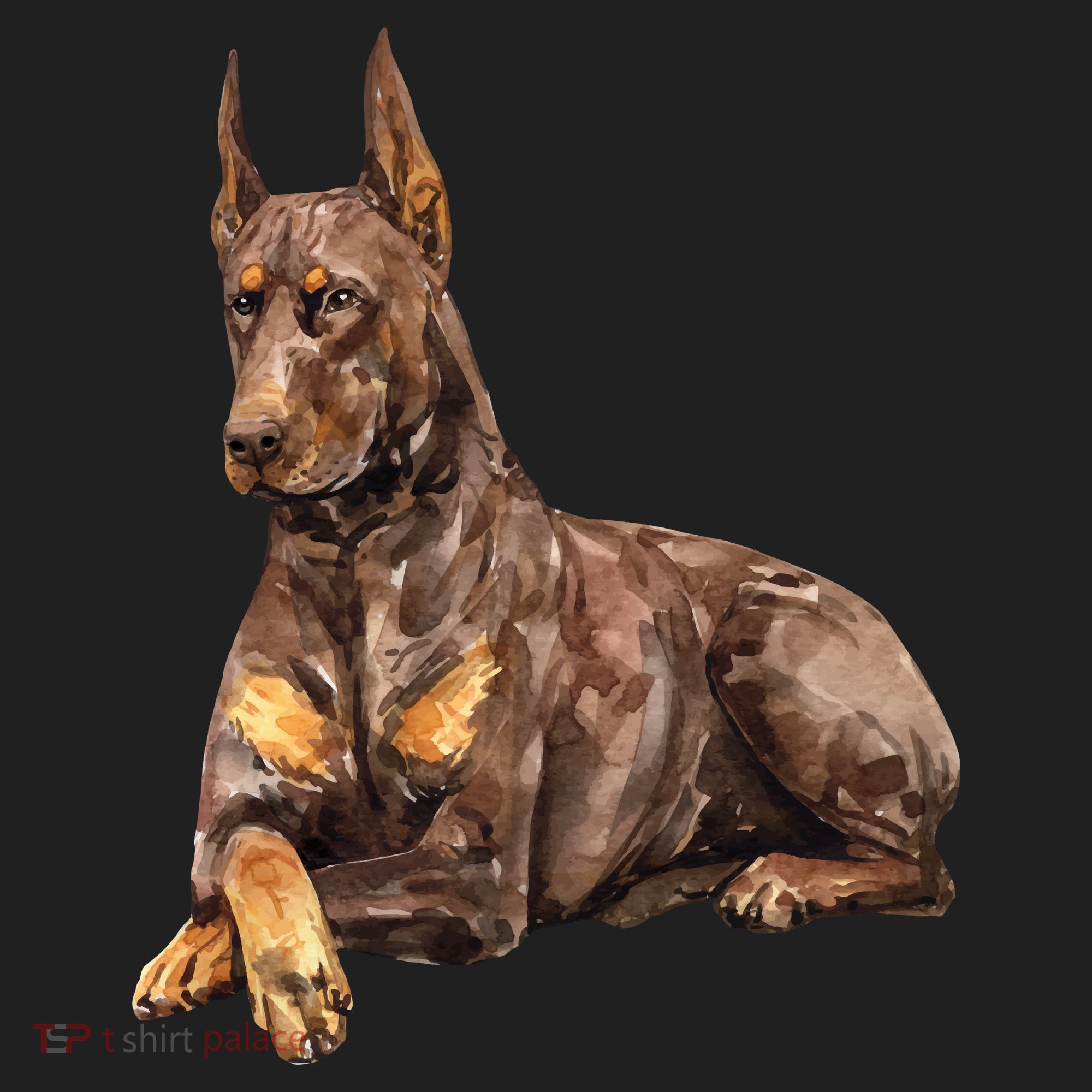 Brown Doberman Pinscher Tumbler