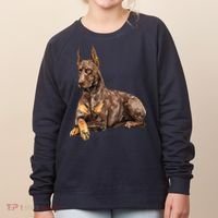 Brown Doberman Pinscher Women's Sweatshirt thumb 0