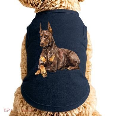 Brown Doberman Pinscher Doggie Tank