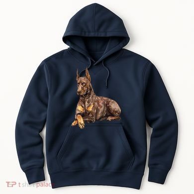 Brown Doberman Pinscher Hoodie