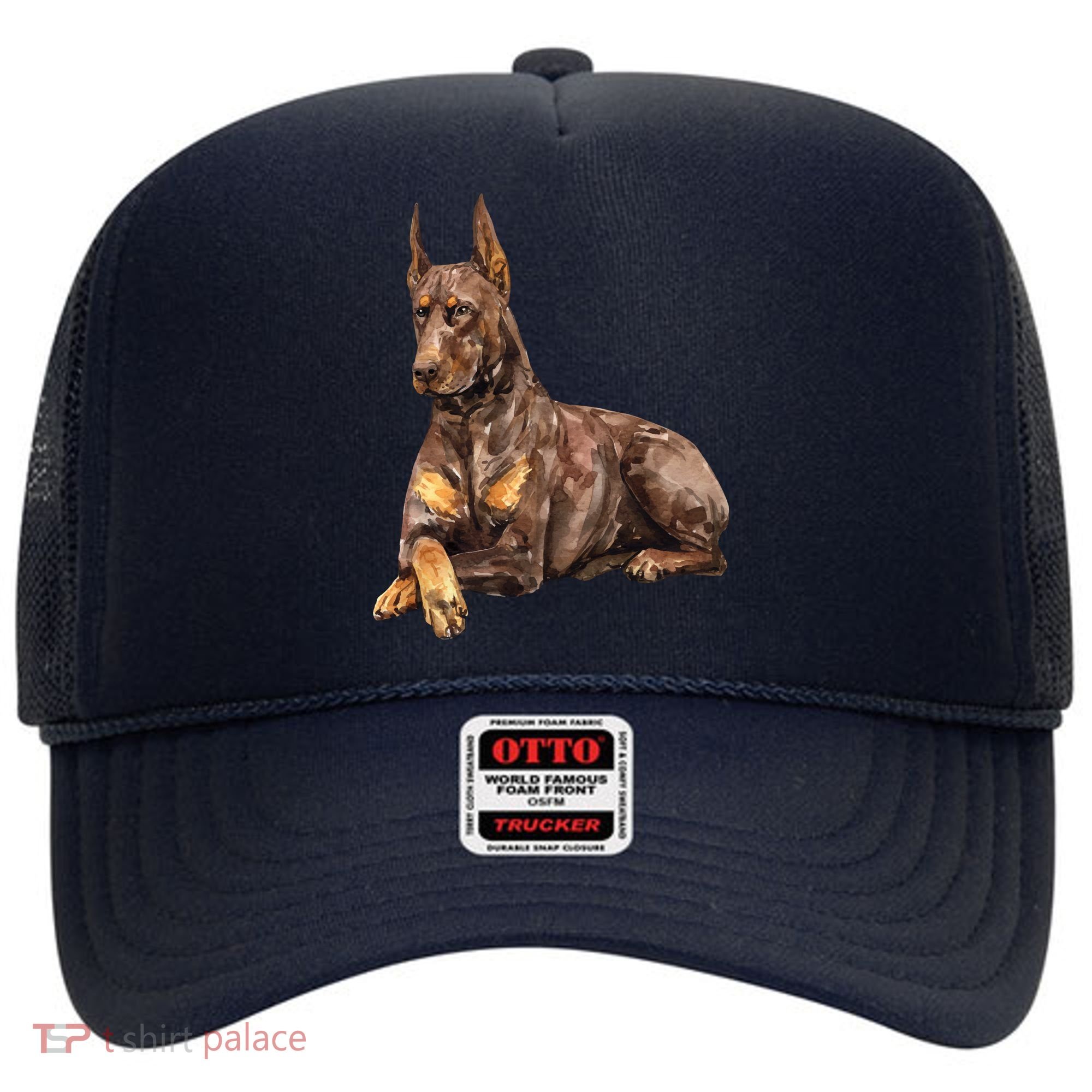 Brown Doberman Pinscher Hat