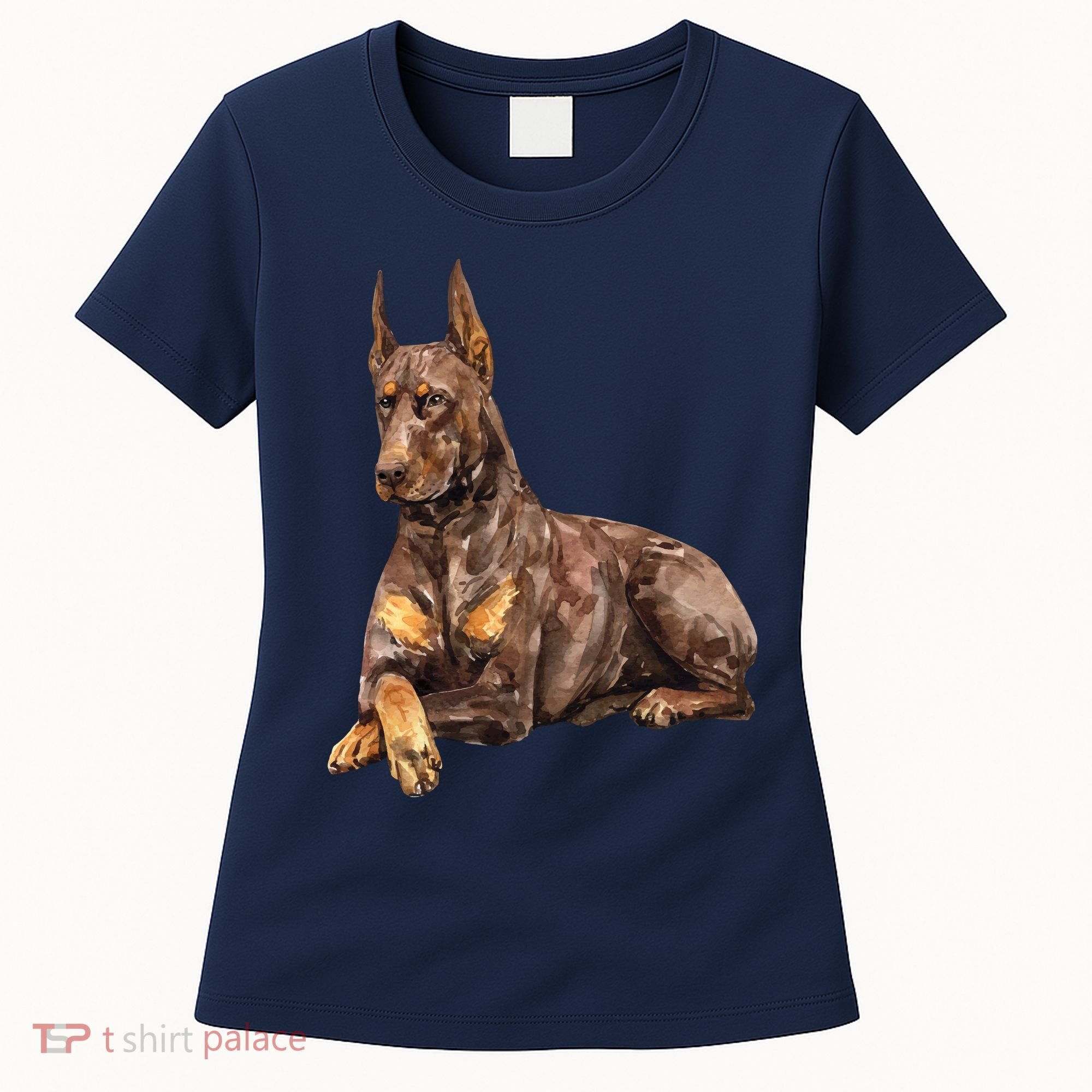 Brown Doberman Pinscher Women's T-Shirt