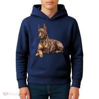Brown Doberman Pinscher Kids Hoodie thumb 4
