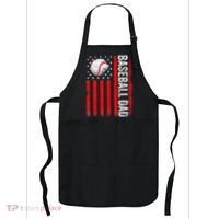 Baseball Dad Player American Us Flag Patriotic Apron thumb 0