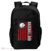 Baseball Dad Player American Us Flag Patriotic Backpack thumb 0