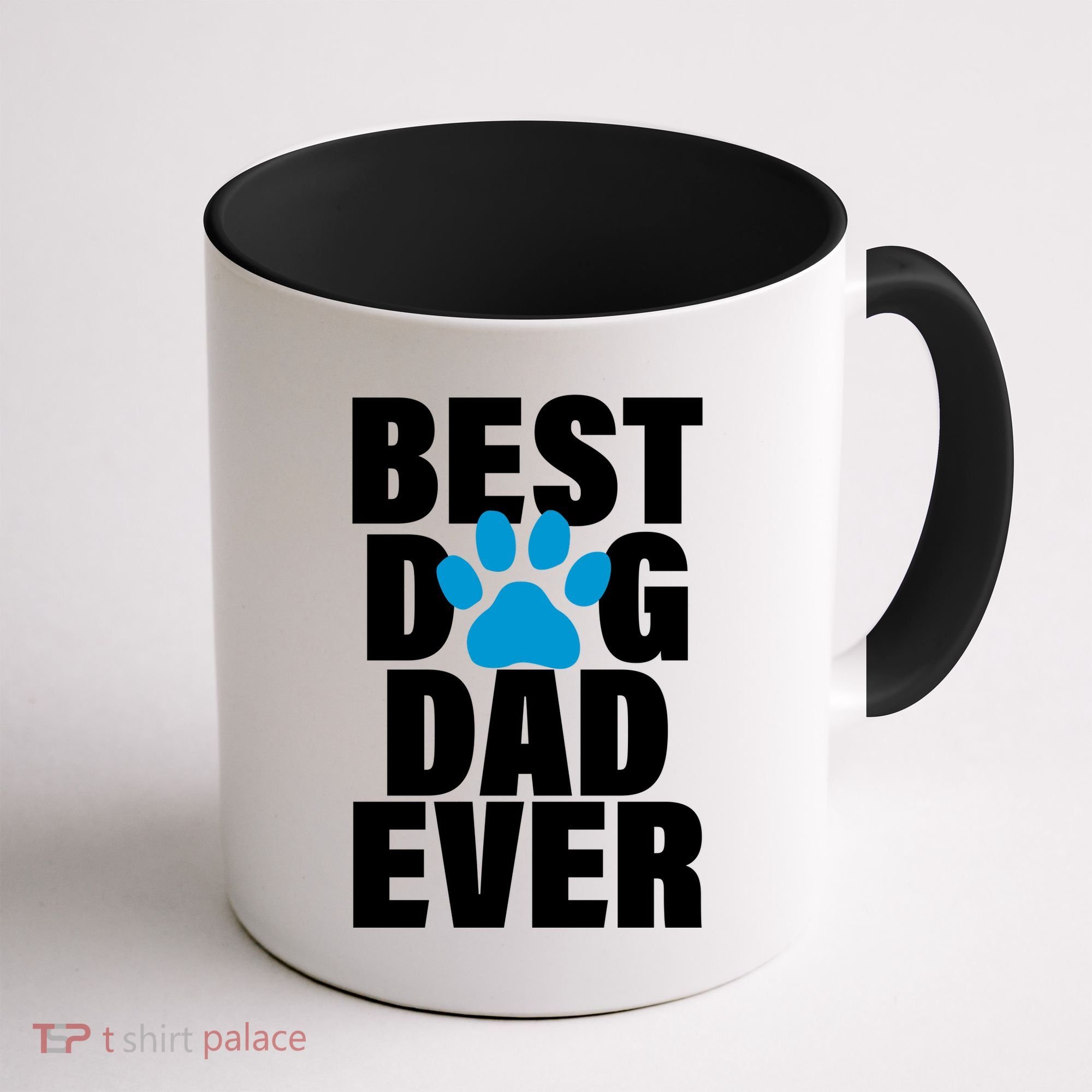 Best Dog Dad Ever Paw Coffee Mug