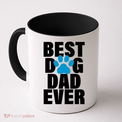 Best Dog Dad Ever Paw Coffee Mug